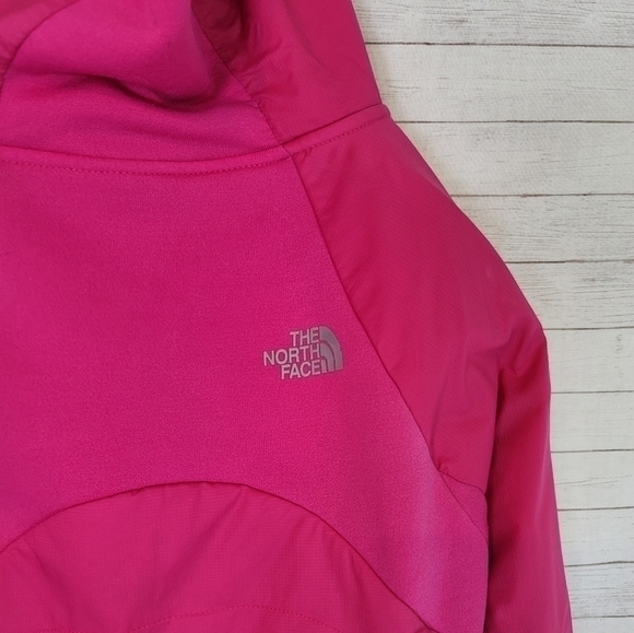 THE NORTH FACE SUMMIT SERIES WINDSTOPPER HOT PINK FULL ZIP HOODED JACKET… - Picture 14 of 16
